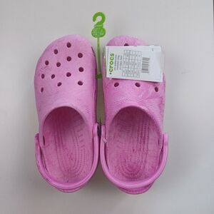 Crocs Classic Ladies Watercolor Marbled Clog Sandals Size 7